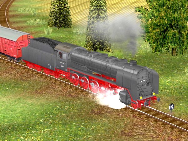 G&uuml;terzuglokomotive der DR BR 44 179 mit Tender T32, Epoche IIIa (RL2408 )