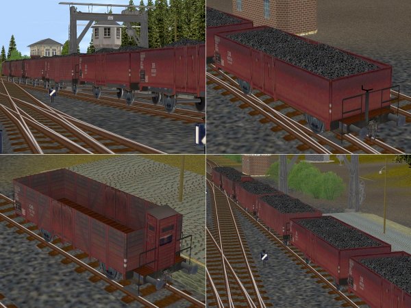 O-Wagenset der DB, Kohlentransport der Epoche III (RL2418 )