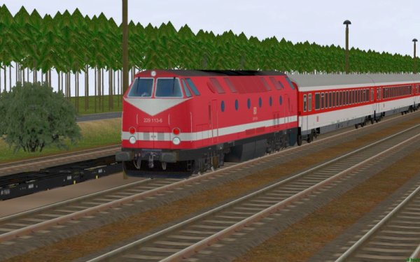 Diesellokomotiven BR 229 der DBAG (RS2404 )