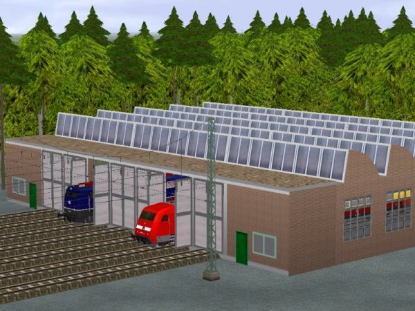 Bahn Shedhalle+Bonusmaterial (RT1407 )