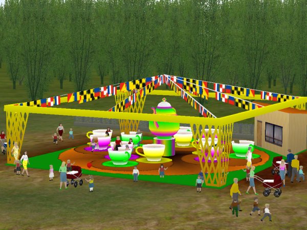 Freizeitpark- Karussell Kaffeerunde (RT1435 )