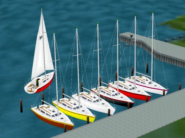 Zubeh&ouml;r zur Segelyacht 12m (RT1439 )
