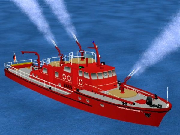 Feuerl&ouml;schboot &acute;&acute;D&uuml;sseldorf&acute;&acute; (RT1453 )
