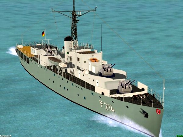 Schulfregatte_Hipper F214 der Bundesmarine (RT1466 )