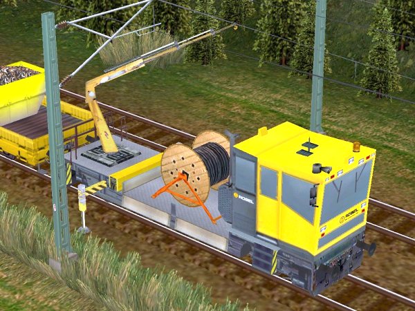 Gleiskraftwagen Bullok Robel Tunnelinspektionszug (SB1419 )