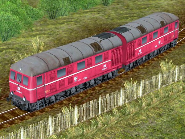 Diesel-Doppellokomotiven-Set BR 288 002 der DB und V 188 001der DR (SB1427 )