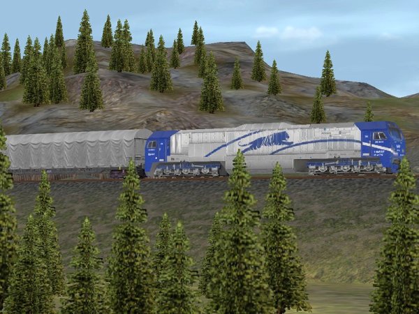 Diesellokomotiven Blue Tiger DE-AC33C (SB1428 )