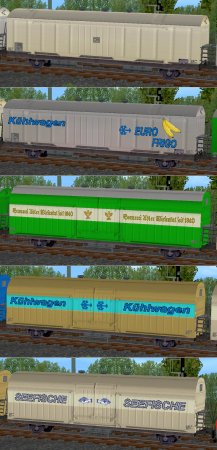 G&uuml;terwagenset zum Transport gek&uuml;hlter Waren (SB1432 )