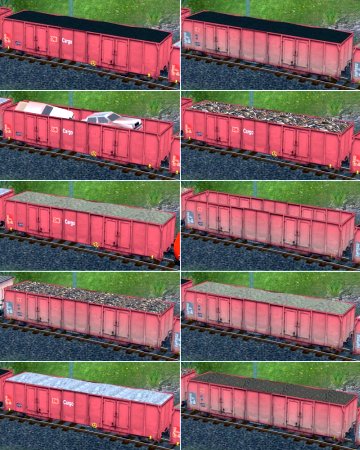 Waggon-Set Eannos x055-, Eaos 893-, Taems 889- und Tamns 893 (SB1433 )