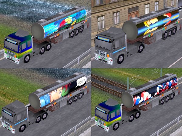 Sattel-Tankz&uuml;ge mir AIRBRUSH (SB1438 )
