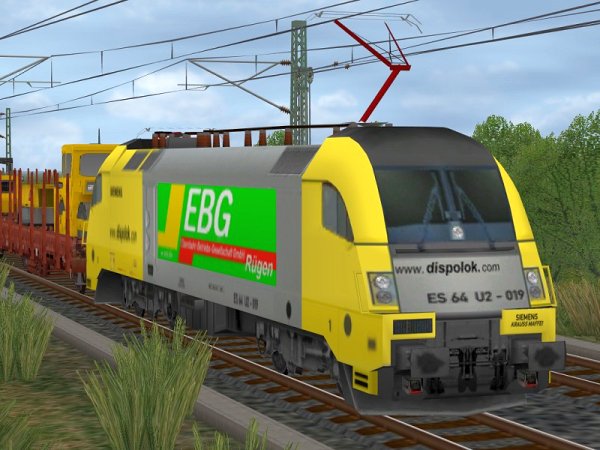 Elektrolokomotive ES64 U2-019 Eisenbahngesellschaft R&uuml;gen (SB1478 )
