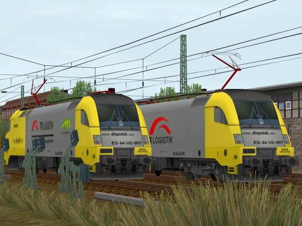 Elektrolokomotiven ES64 U2 TX-Logistik und -Altmann (SB1485 )
