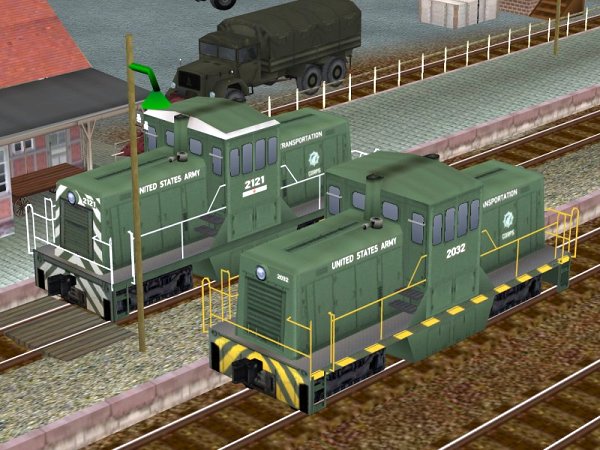 US Diesellokomotive GE 44ton Switcher der US-Army (SB1496 )