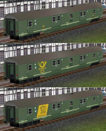 Bahnpost Wagen-Set (SB1500 )
