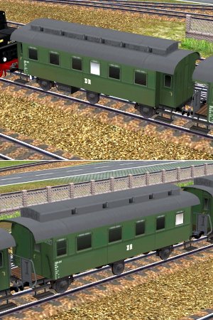 Preussische Durchgangswagen Deutsche Reichsbahn Epoche III (SG1419 )