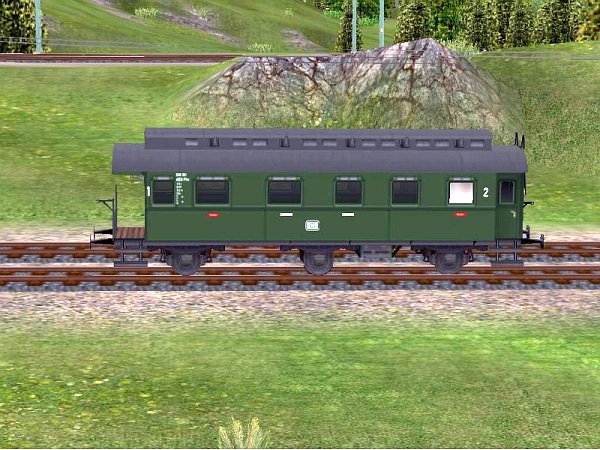 Preu&szlig;ische Durchgangswagen Deutschen Bundesbahn Epoche IIIa (SG1423 )