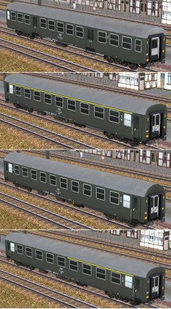 PKP-Reisezugwagen Set1 Epoche IV (SK2420 )