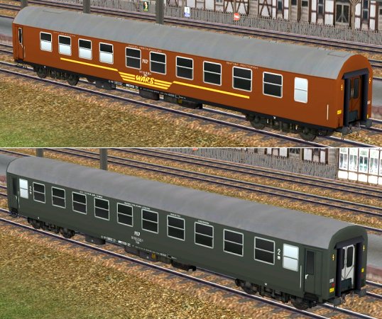 PKP-Reisezugwagen Set2 Epoche IV (SK2421 )