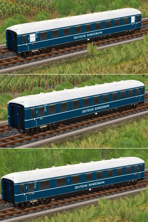 Blauer F-Zug, Sch&uuml;rzenwagen der DB (SK2423 )