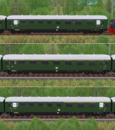 DB-Sch&uuml;rzenwagen mit Vor-UIC-Beschriftung (SK2424 )
