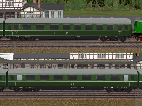 F-Zug der DR, Sch&uuml;rzenwagen-Set (SK2426 )