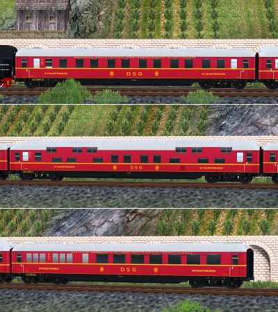 Schlaf-und Speisewagen Sch&uuml;rzenbauart der DSG (SK2429 )