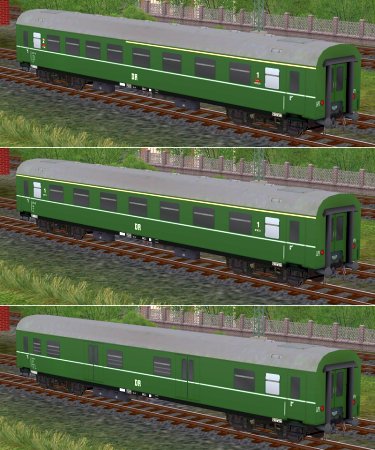 Mod4-Wagen-Set1 der DR (SK2432 )