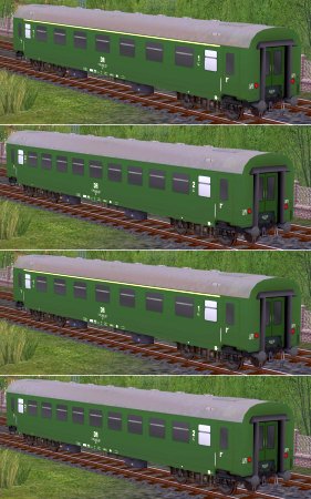Mod4-Wagen-Set2 der DR (SK2433 )