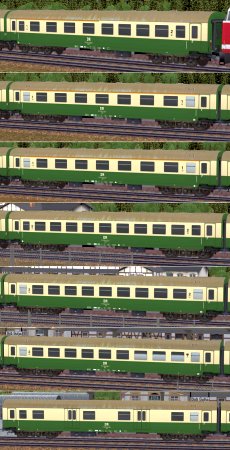 Mod4-Wagen-Set3 der DR (SK2434 )