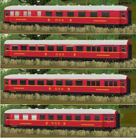 Altbauspeisewagen der DSG (SK2443 )
