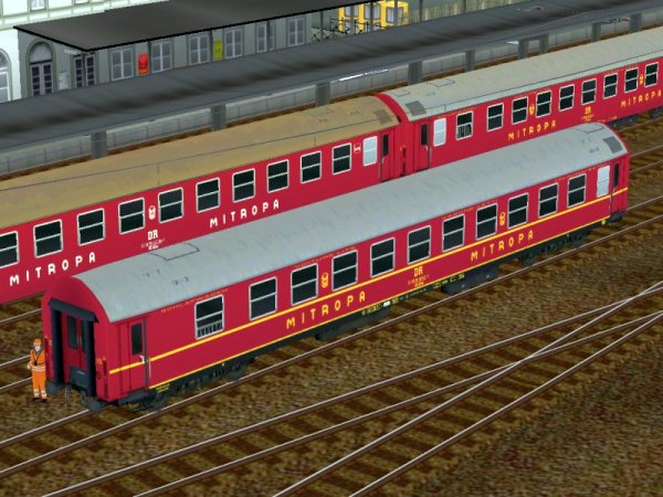 Schlafwagen der DR WLABm62 und WLABm67 (SK2448 )