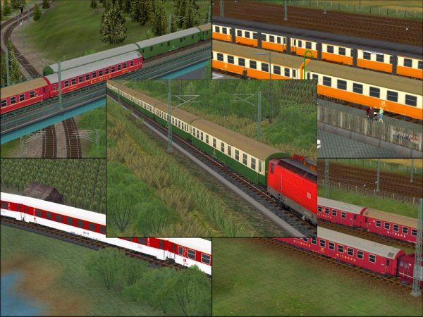 Sparset, Neubau D-Zug und Expresszugwagen der DR (SK2458 )
