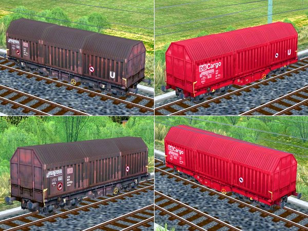 Haubenwagen Shimmns708 DBAG und DB-Cargo (SK2462 )