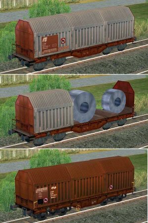 Haubenwagen Shimmns Set3 (SK2465 )