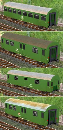 2- und 3-achsige Rekowagen DR Set3 (SK2478 )