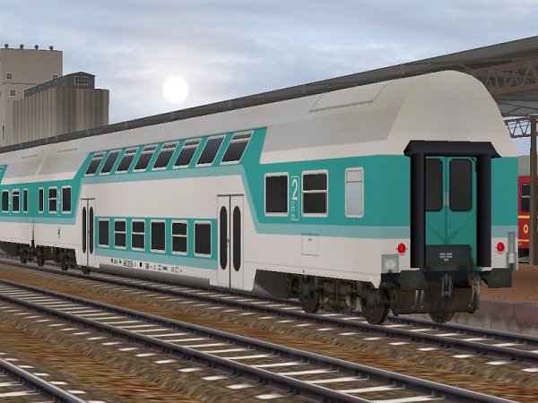 Doppelstockwagen der DR mintgr&uuml;n Vollmodernisiert (SK2485 )