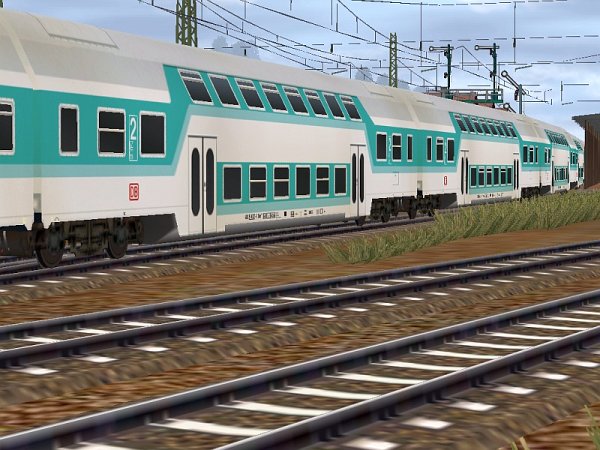 Doppelstockwagen der DBAG mintgr&uuml;n Vollmodernisiert (SK2486 )