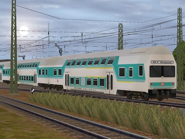 Doppelstocksteuerwagen DABbufza777 und 777.2 der DBAG (SK2487 )