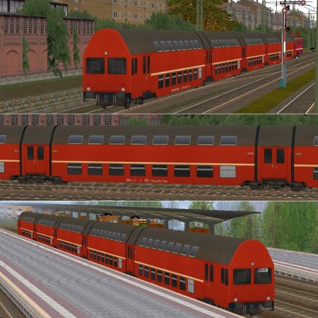Doppelstockgliederzug S-Bahn Halle (SK2489 )