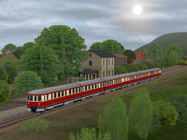 Verbrennungstriebwagen der DR VT137-284a/b/c (SK2498 )