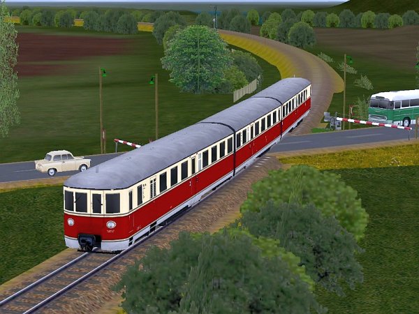 Verbrennungstriebwagen der DR VT137-287a/b/c (SK2500 )