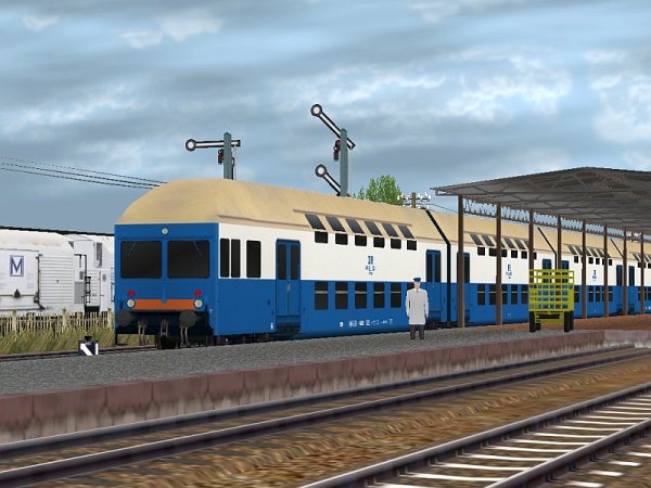 Doppelstockgliederzug Vierteilig S-Bahn Rostock (SK2504 )
