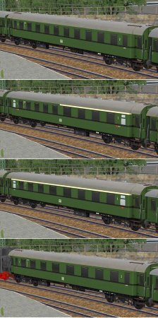 Sitzwagen Gruppe 29 der DB Epoche IIIb (SK2509 )