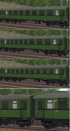 Sitzwagen Gruppe 35/36 der DB Epoche IIIa (SK2511 )