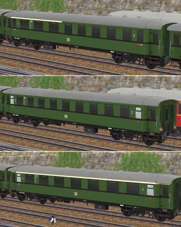 Sitzwagen Gruppe 35/36 der DB Epoche IIIb (SK2512 )