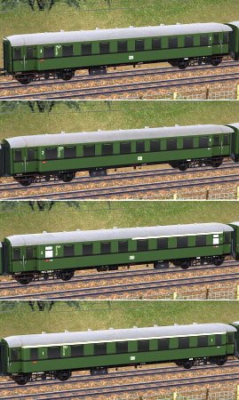 Sitzwagen Gruppe E30/36 der DB Epoche IIIb (SK2515 )