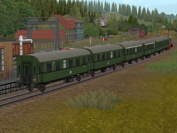 2-achs.Nebenbahnsitzwagen DB Epoche IIIb (SK2519 )
