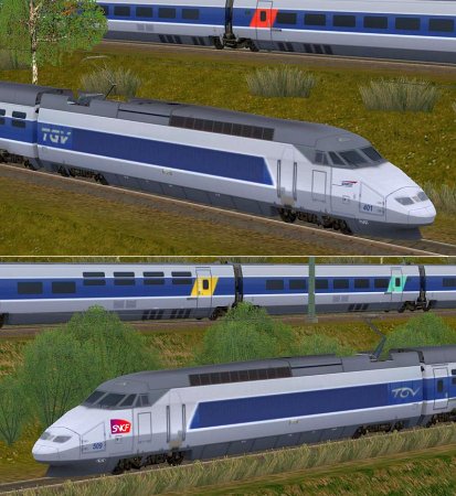 TGV Atlantique-Zusatz-Set (SK2535 )