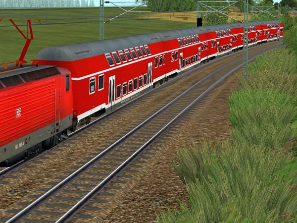 Doppelstockwagen DBuza DBAG verkehrsrot (SK2538 )