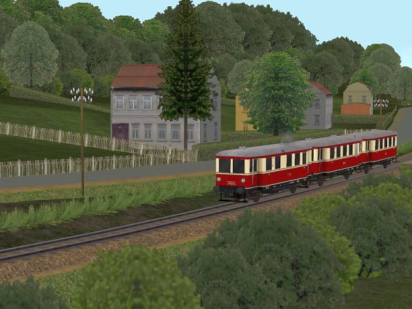 Nebenbahntriebwagen VT135.0 / VB 140 der DR Epoche IIIa (SK2543 )